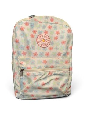 Pura Vida Pastel Floral Backpack with Daisy Patch